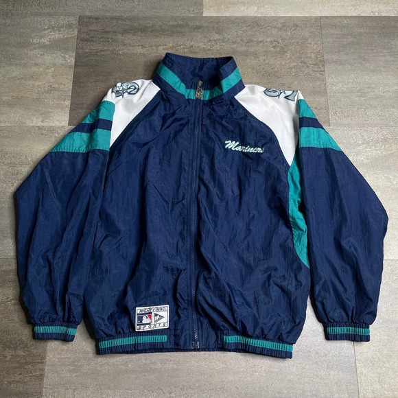 SOLD Mighty Mac VTG Mariners Windbreaker Small - Picture 1 of 4